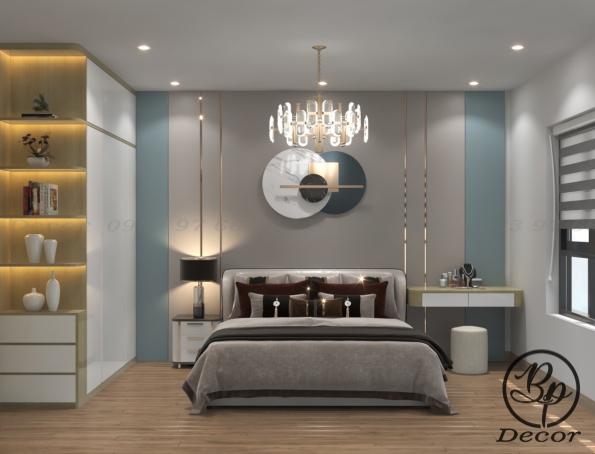 Thiết kế nội thất phòng ngủ căn hộ Celadon City