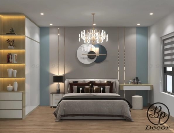Thiết kế nội thất phòng ngủ căn hộ Celadon City