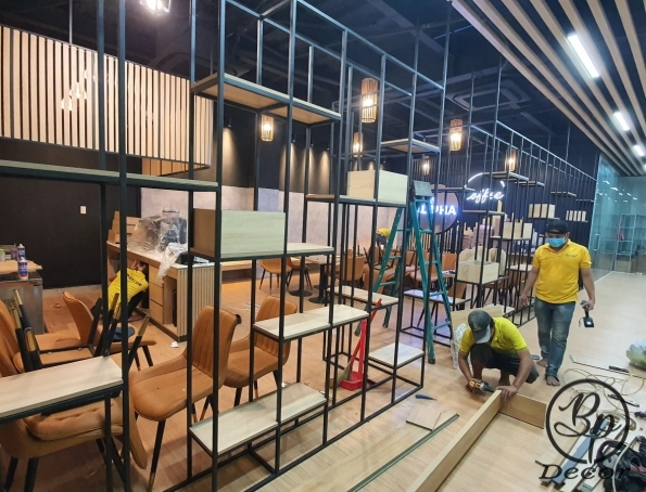 THI CÔNG NỘI THẤT COFFE SHOP ALOHA - TÂN BÌNH